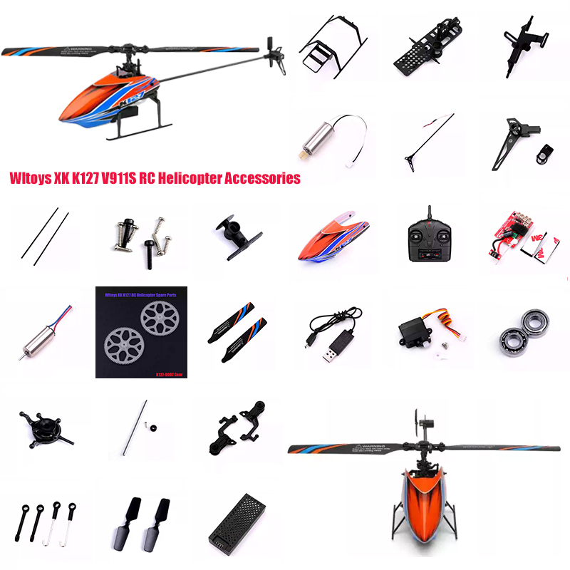 Rc Helicopter Tool Kit - Wltoys K127 Werkzeugset Tasche Getriebe Hauptrotor