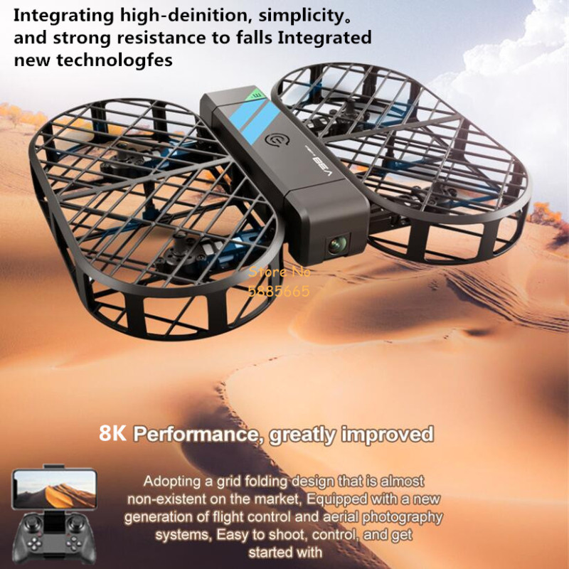 Rc Helicopter Electric - 8K HD-Kamera 360° ° Schutz Optischer