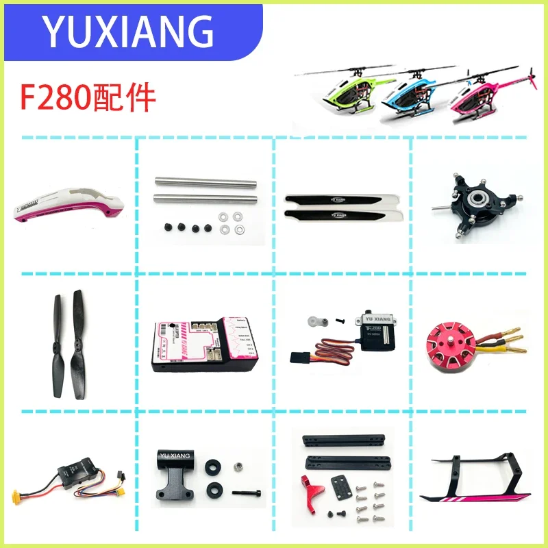 Rc Helicopter Coaxial - YUXIANG F280 6CH 3D RC Hubschrauber
