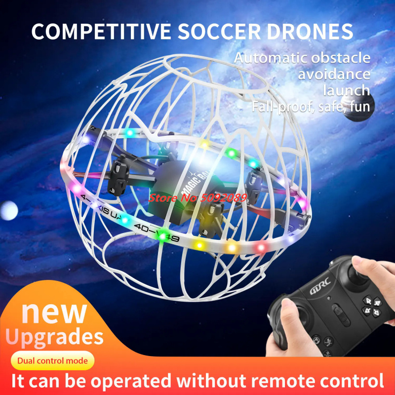 Rc Helicopter Gas - Intelligente Hindernisvermeidungs-Drohne mit WiFi FPV, Fernsteuerung,