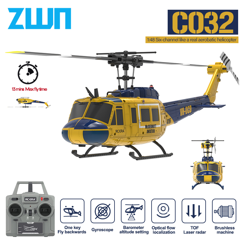Rc Helicopter Gyro - C032 RC Hubschrauber 2,4G 6-Aixs Gyroskop