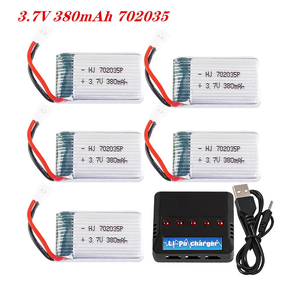 Rc Helicopter Charger - 3,7 V 380mah 702035 Lipo Batterie