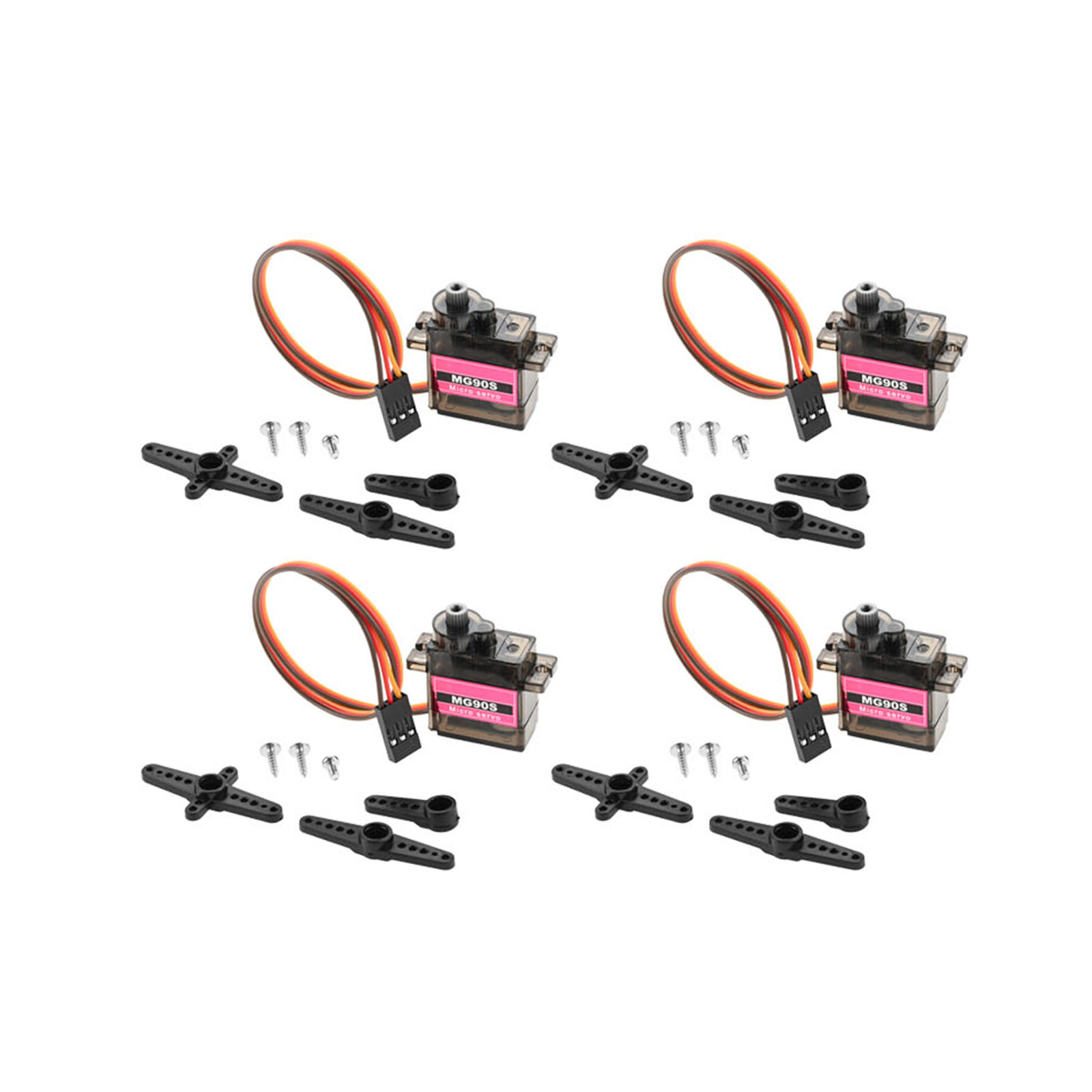 Rc Helicopter Mini - 4 Stück Micro Servo Metallgetriebe 90