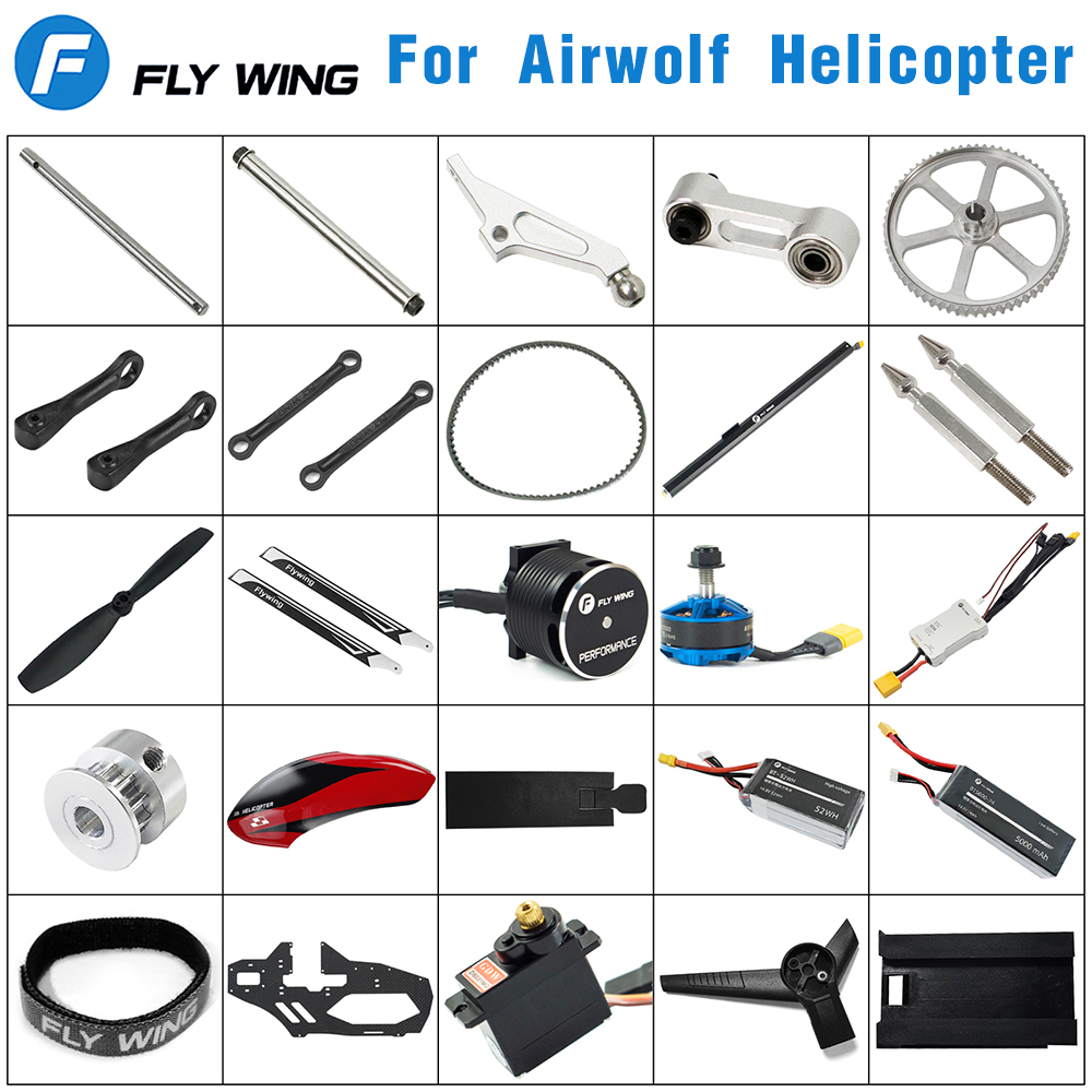 Rc Helicopter Nitro - Fly Wing Airwolf RC Hubschrauber Teile