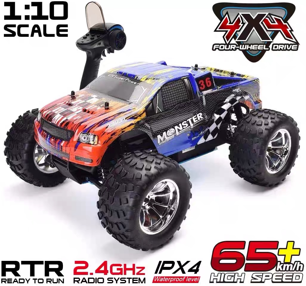 Rc Helicopter Nitro - HSP RC Truck im Maßstab 1:10,