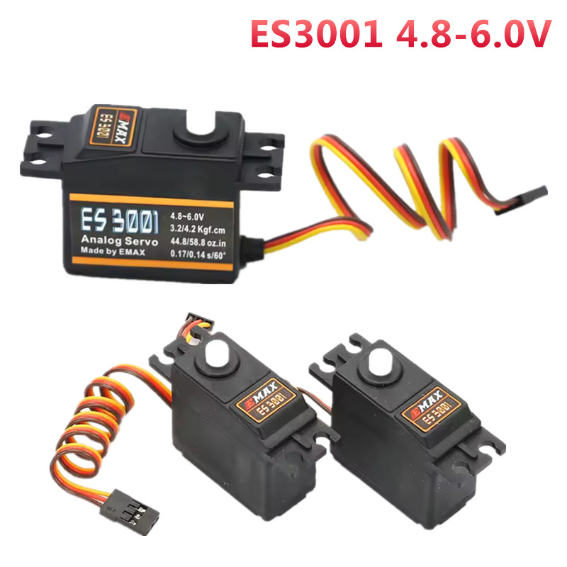 Rc Helicopter Parts - 1/4PCS EMAX ES3001 4,8-6,0V 37g Kunststoffgetriebe