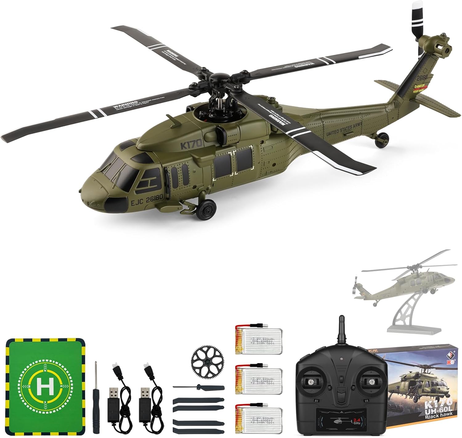WLtoys K170 Bürstenloser 4-Kan – Rc Helicopter Gyro Bewertung und Preis