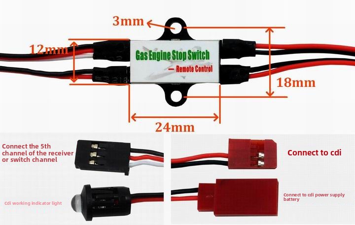 Gasmotor CDI Kill Switch für R – Rc Helicopter Gas Bewertung und Preis