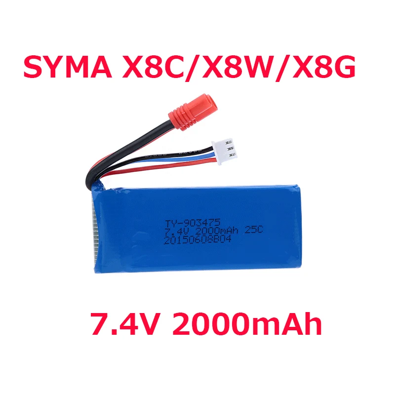 7,4 V 2000 mAh Akku (runder St – Rc Helicopter Coaxial Bewertung und Preis