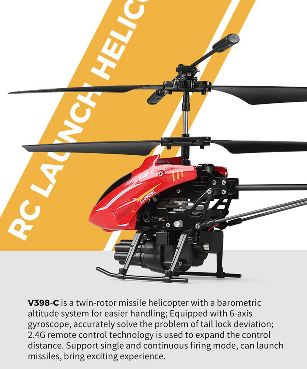 Wltoys RC Hubschrauber V398-C  – Rc Helicopter Gyro Bewertung und Preis