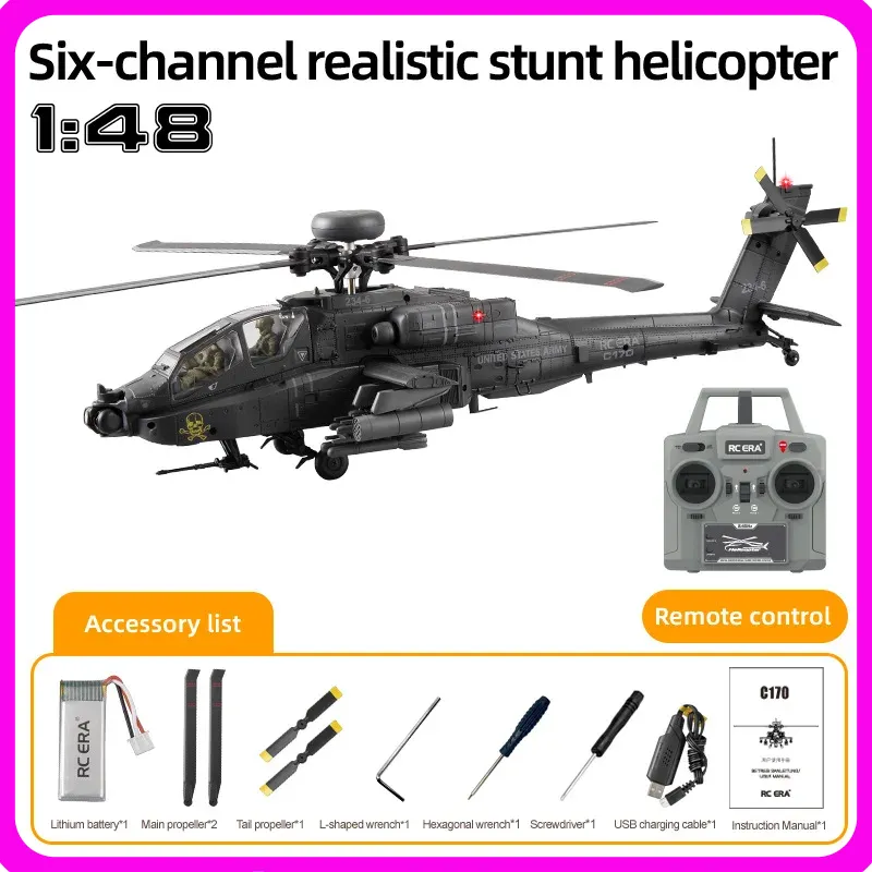 Neu auf Lager: RC Era AH-64D A – Rc Helicopter Single Rotor Bewertung und Preis