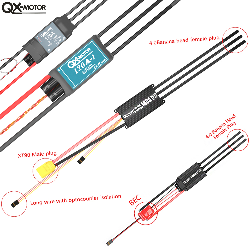 20A-120A Bürstenloser ESC-Gesc – Rc Helicopter Battery Bewertung und Preis