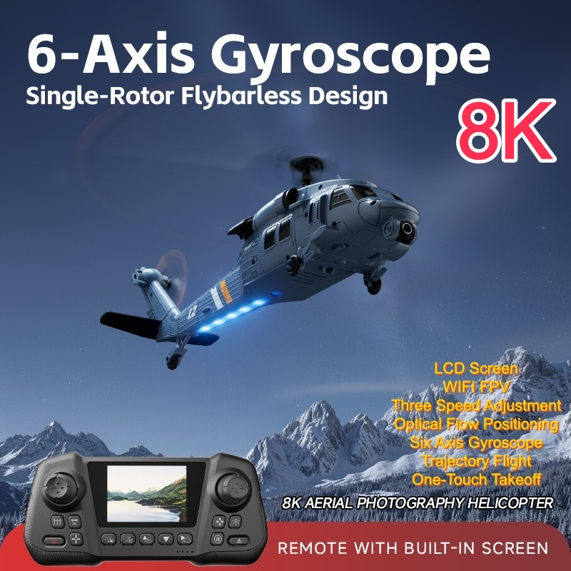 Militärischer Ferngesteuerter  – Rc Helicopter Single Rotor Bewertung und Preis