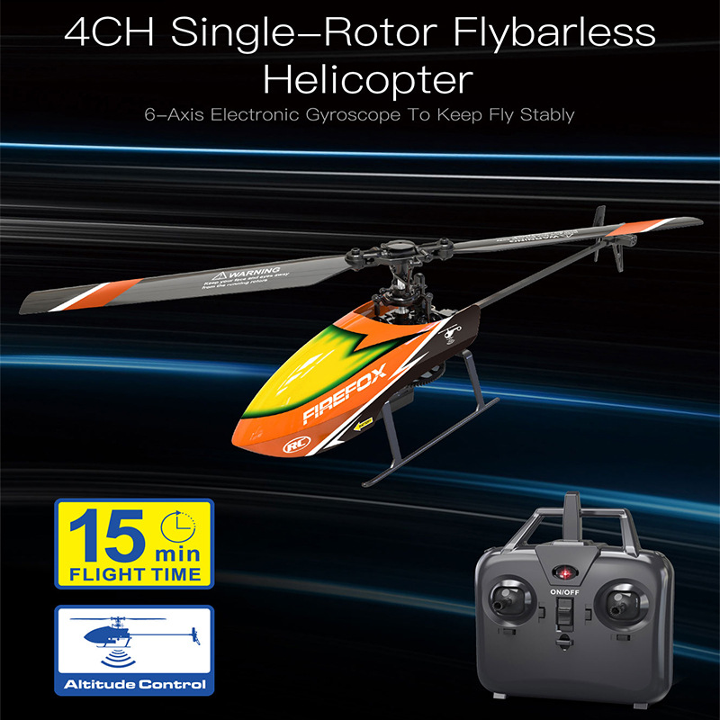Einrotor-Flybarless RC-Helikop – Rc Helicopter Single Rotor Bewertung und Preis