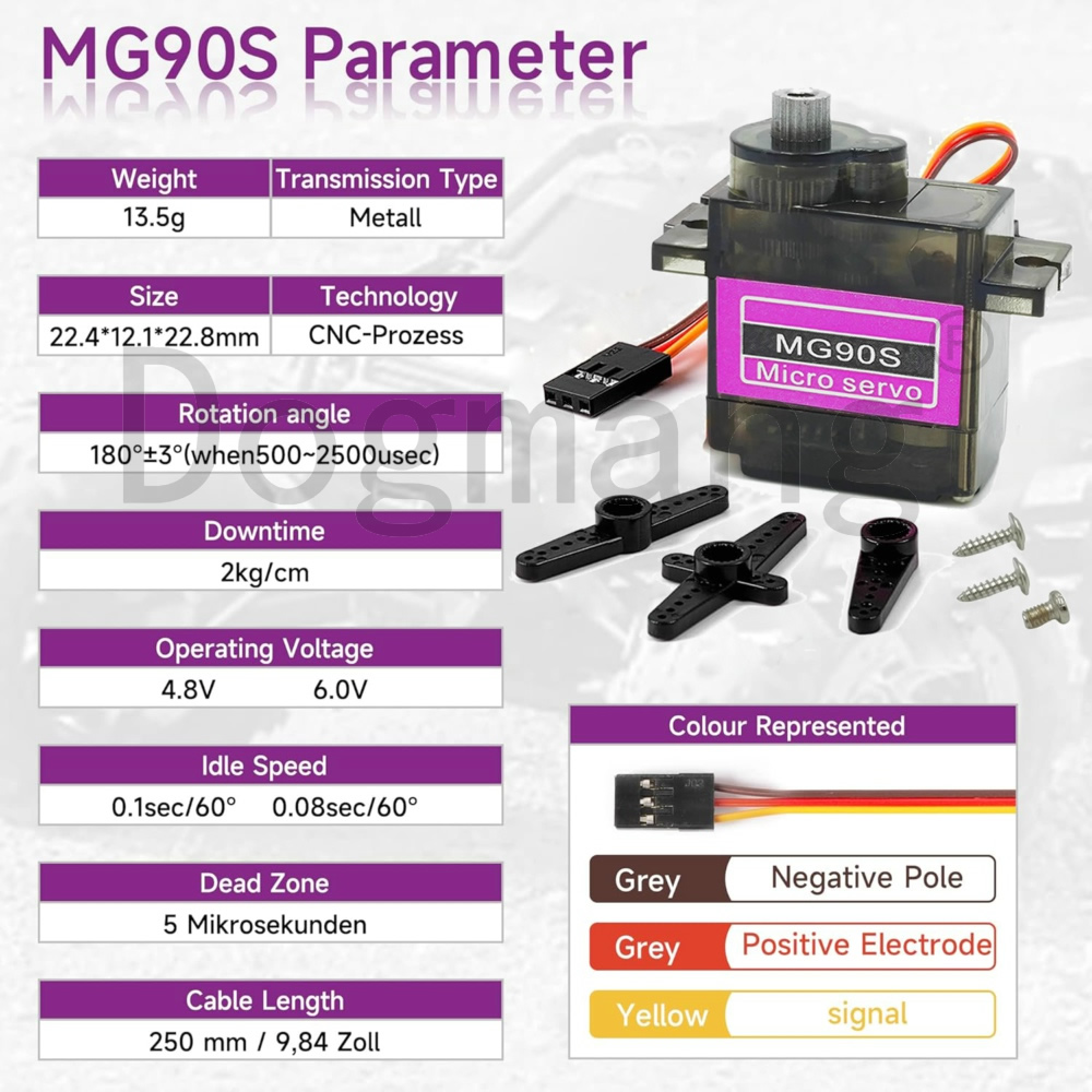 MG90S Servo 1/2/4/10/20/50 Stü – Rc Helicopter Mini Bewertung und Preis