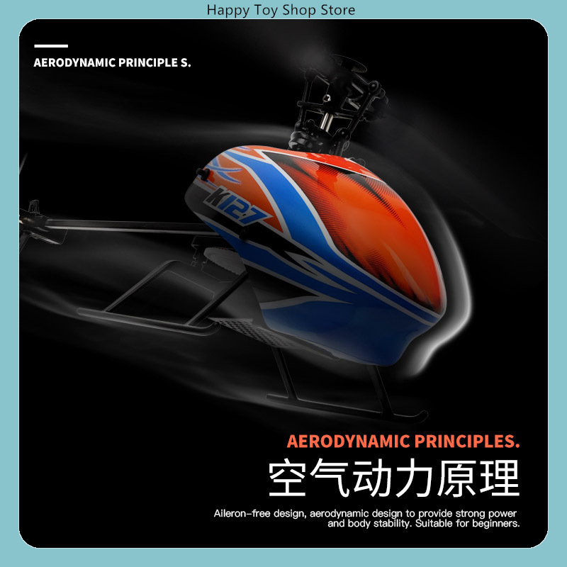 WLtoys XK K127 4-Kanal Flybarl – Rc Helicopter Gyro Bewertung und Preis