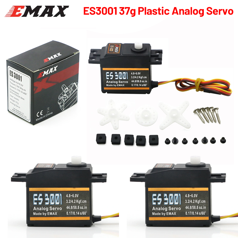 1/4PCS EMAX ES3001 4,8-6,0V 37 – Rc Helicopter Parts Bewertung und Preis