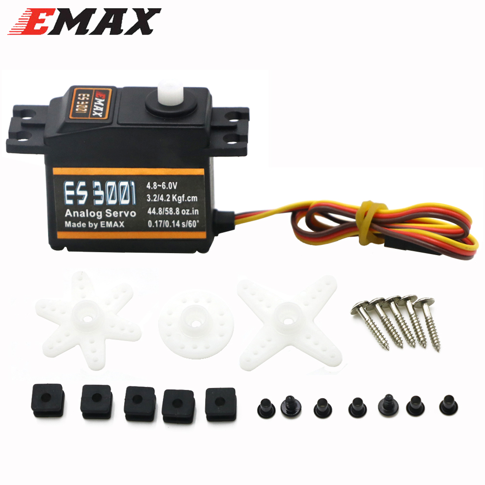 1/4PCS EMAX ES3001 4,8-6,0V 37 – Rc Helicopter Parts Bewertung und Preis